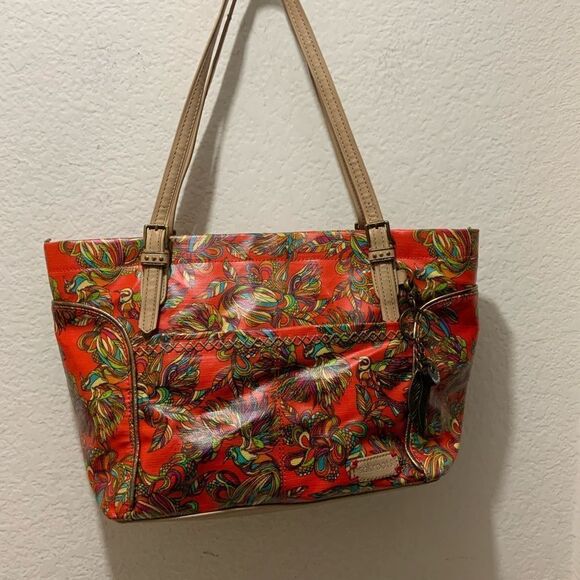 Sakroots Birds of Paradise Print Metro Tote Bag Shopper Shoulder Handbag Purse - Picture 2 of 15